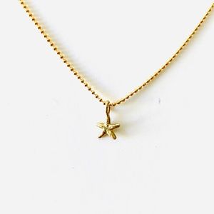 Starfish Necklace Catherine Weitzman Gold Vermeil